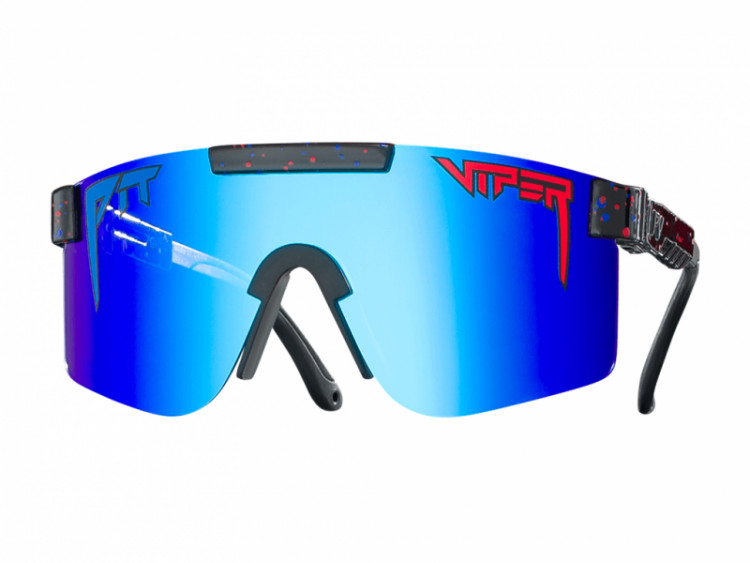 Pit Viper The Peacekeeper Original Narrow Sunglasses Polarized Blue Lens