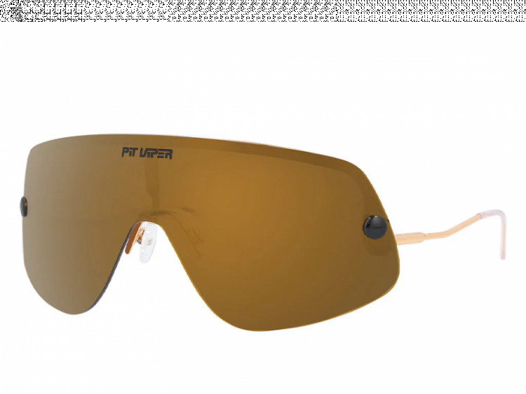 Pit Viper The Money Counter Limousine Sunglasses - Polarized Gold Lens