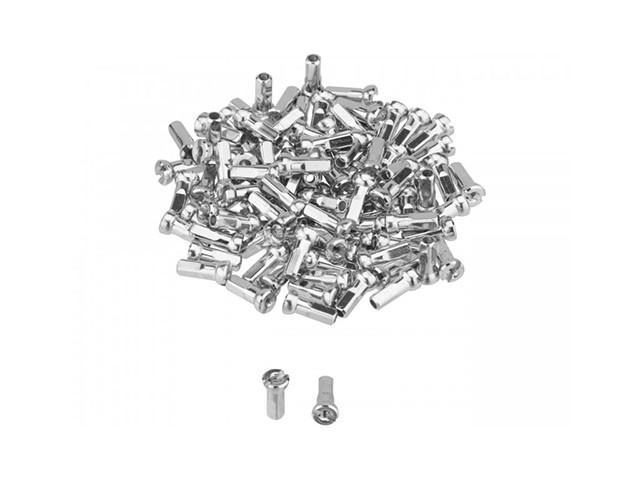 SAPIM Polyax Brass 14G 12mm Silver Pack of 100