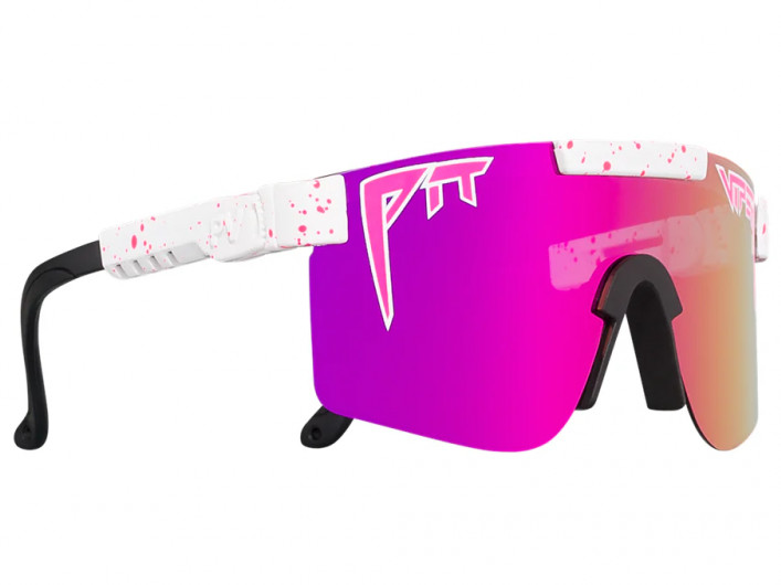 Pit Viper The LA Brights Original Wide Sunglasses - Polarized Pink Lens