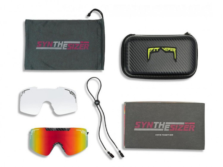 Pit Viper The Lightweight Synthesizer Sunglasses Rainbow Lens