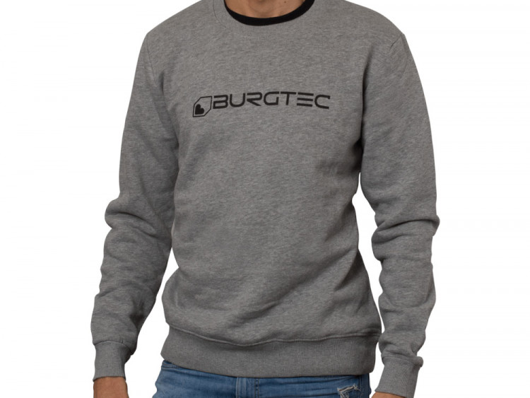 BURGTEC Grey Logo Sweater