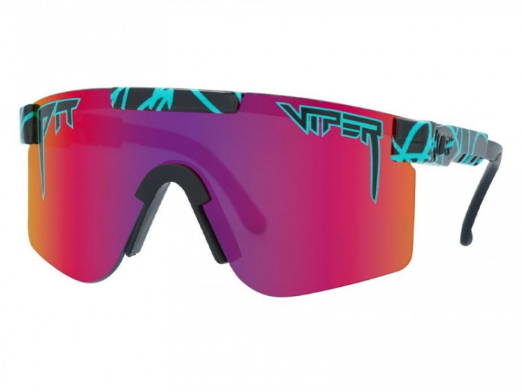 Pit Viper The Voltage Original Narrow Sunglasses Polarized Pink-Purple Lens