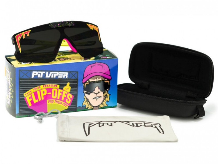 Pit Viper The 93 Dusk Flip-Offs Sunglasses Smoke Lens