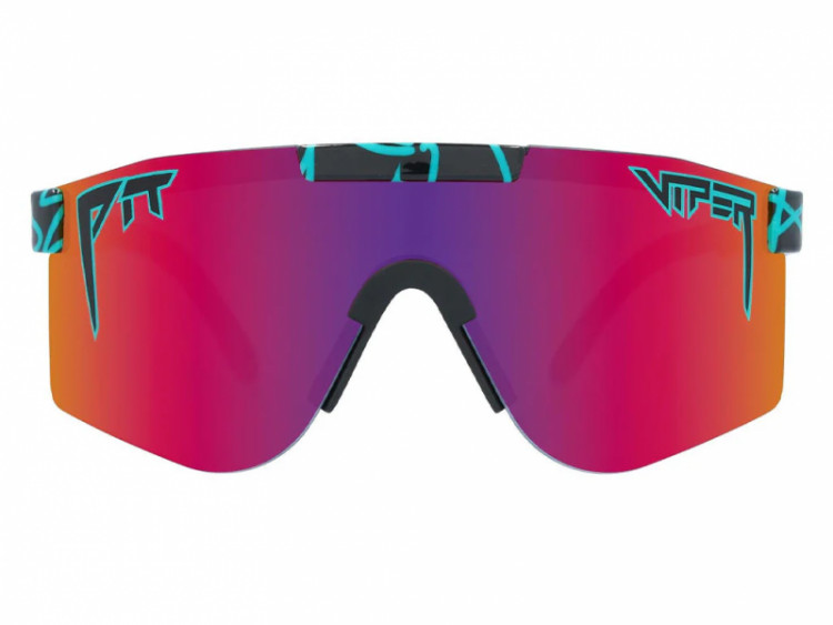 Pit Viper The Voltage Original Wide Sunglasses - Polarized Pink-Purple Lens