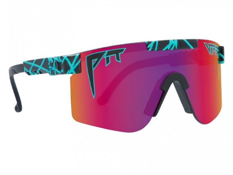 Pit Viper The Voltage Original Narrow Sunglasses Polarized Pink-Purple Lens