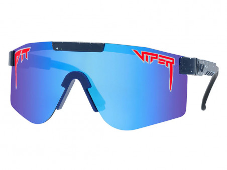 Pit Viper The Basketball Team Original Wide Sunglasses - Polarized Blue Lens