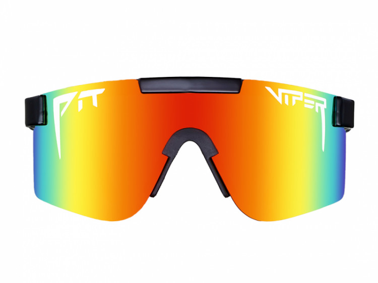 Pit Viper The Exec Original Narrow Sunglasses Polarized Rainbow Lens