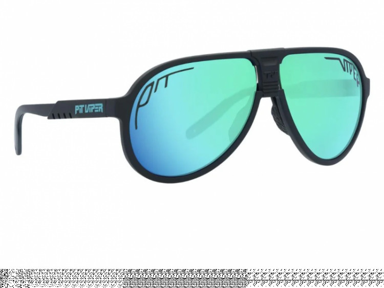 Pit Viper The Exec Jethawk Sunglasses - Polarized Blue-Green Lens