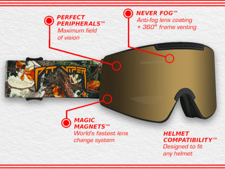 Pit Viper The Artificial Proform Goggle Blue/Purple Lens