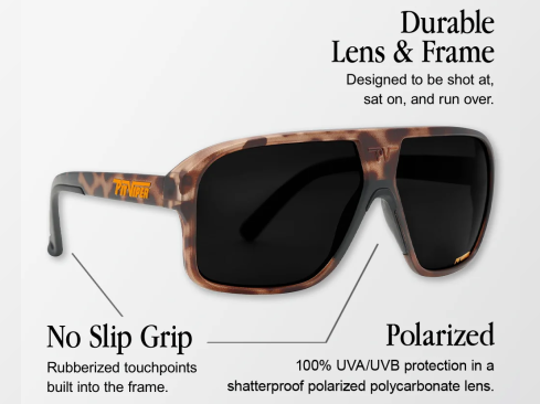 Pit Viper The Actualbush Flight Optics Sunglasses Polarized Smoke