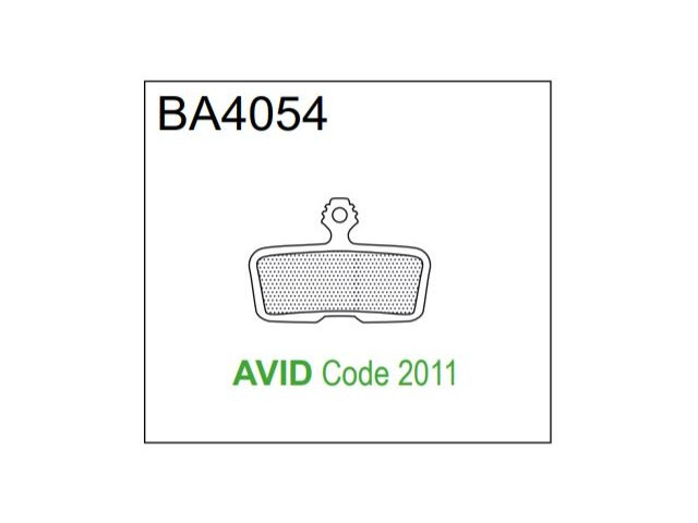 BRAKE AUTHORITY BA4054B - AVID Code R BRAKE PADS MTB BURLY