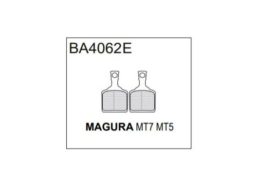 BRAKE AUTHORITY BA4062E - MAGURA MT7 BRAKE PADS ELECTRIC