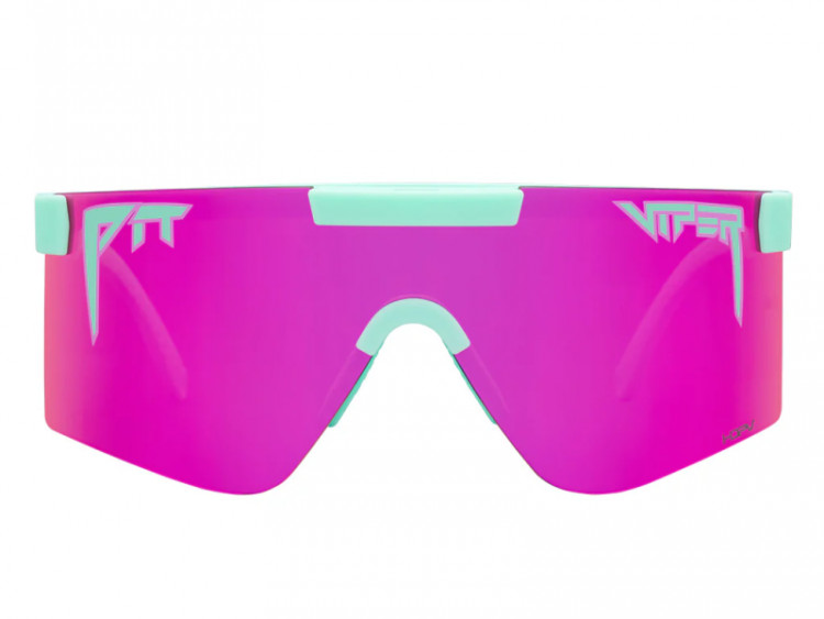 Pit Viper The Oral Exam Original 2.0 Wide Sunglasses HDPV Polarized Pink Lens