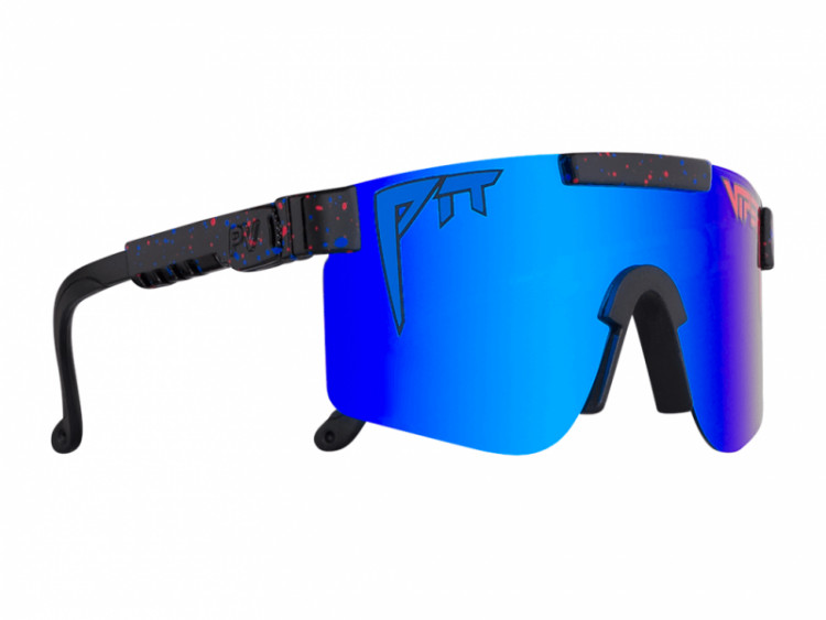 Pit Viper The Peacekeeper Original Narrow Sunglasses Polarized Blue Lens