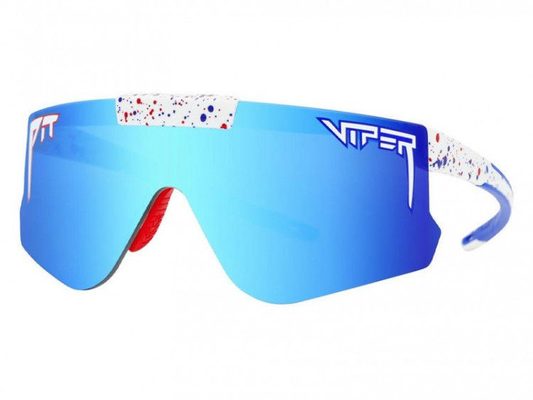 Pit Viper The Merika Flip-Offs Sunglasses Polarized Blue Lens