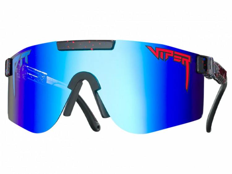 Pit Viper The Peacekeeper Original Wide Sunglasses - Polarized Blue Lens