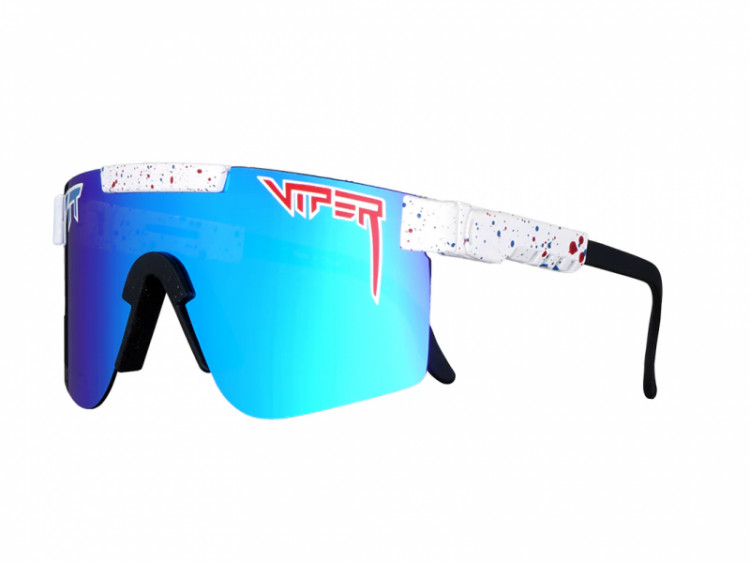 Pit Viper The Merika Original Narrow Sunglasses - Polarized Blue Lens