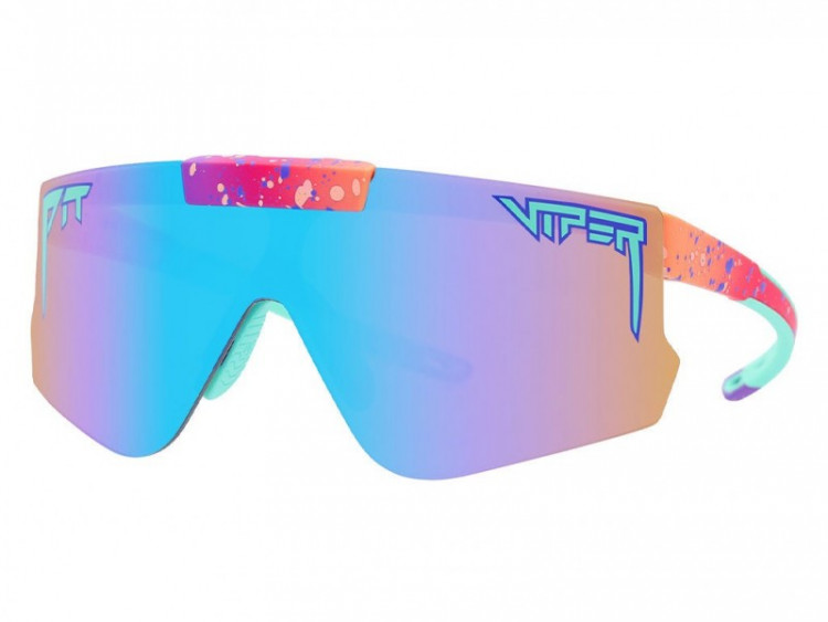 Pit Viper The Copacabana Flip-Offs Sunglasses Blue-Purple Lens