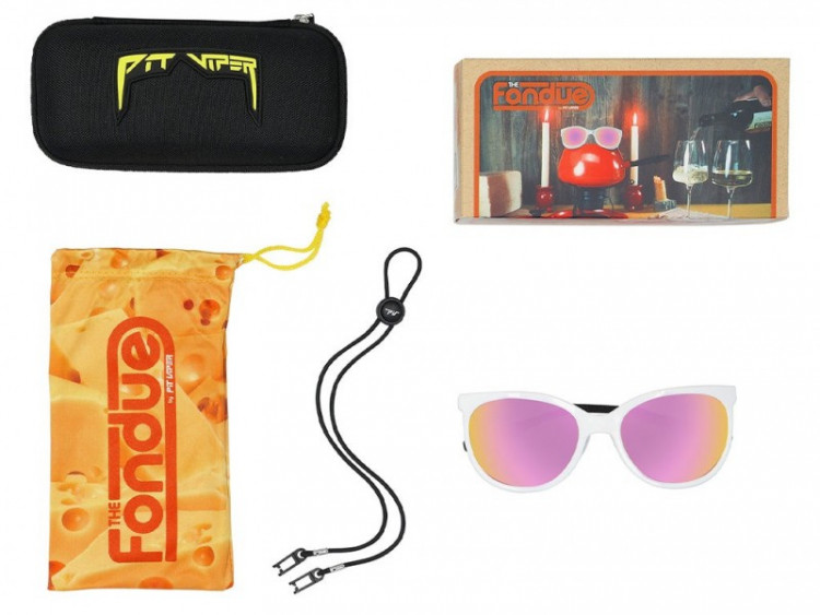 Pit Viper The Miami Nights Fondue Sunglasses Pink Lens