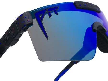 Pit Viper The Peacekeeper Original 2.0 Wide Sunglasses HDPV Polarized Blue Lens