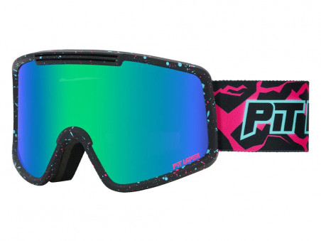 Pit Viper The Midnight French Fry Goggle Blue/Green Lens Large