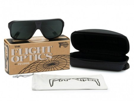 Pit Viper The Exec Flight Optics Sunglasses HDPV Polarized Smoke Lens