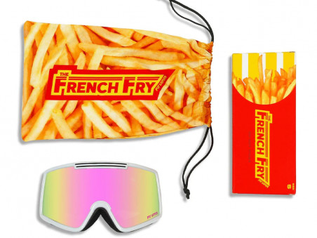 Pit Viper The Greybird French Fry Goggle Pink Lens Large