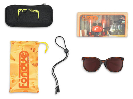 Pit Viper The Landlocked Fondue Sunglasses Brown Lens