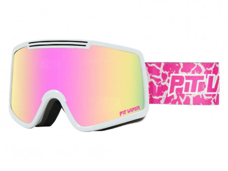 Pit Viper The Greybird French Fry Goggle Pink Lens Large