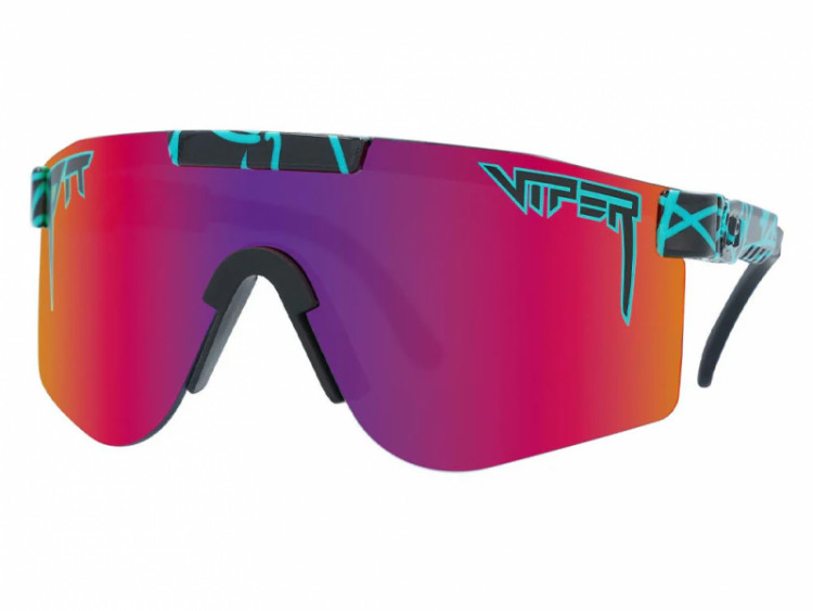 Pit Viper The Voltage Original Wide Sunglasses - Polarized Pink-Purple Lens