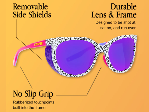 Pit Viper The Schist Fondue Sunglasses Smoke Lens