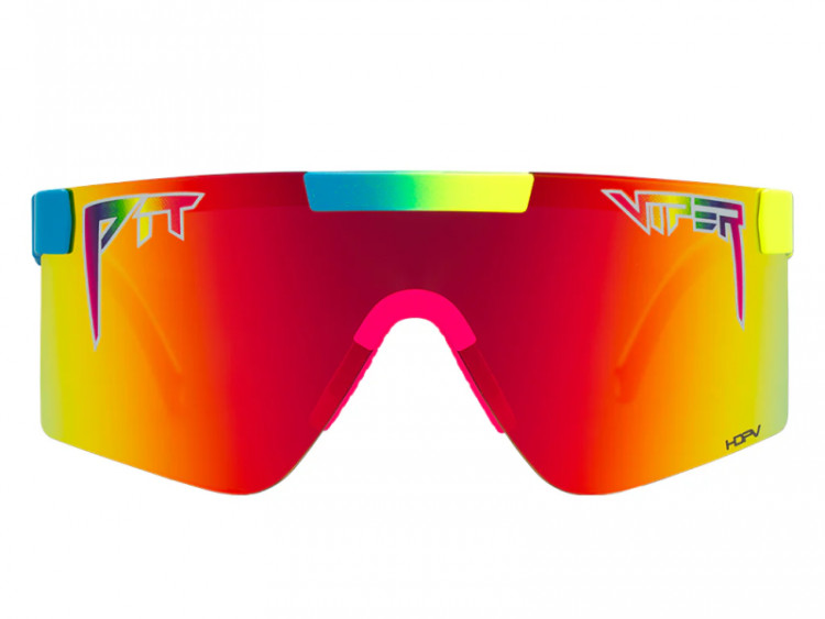 Pit Viper The Pride Original 2.0 Wide Sunglasses HDPV Polarized Rainbow Lens