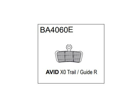BRAKE AUTHORITY BA4060E - AVID SRAM BRAKE PADS ELECTRIC