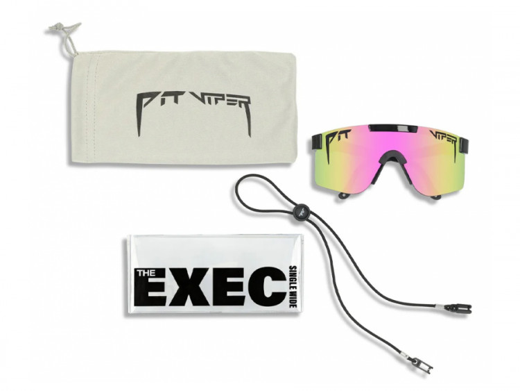 Pit Viper The Exec Original Narrow Sunglasses - Smoke Lens