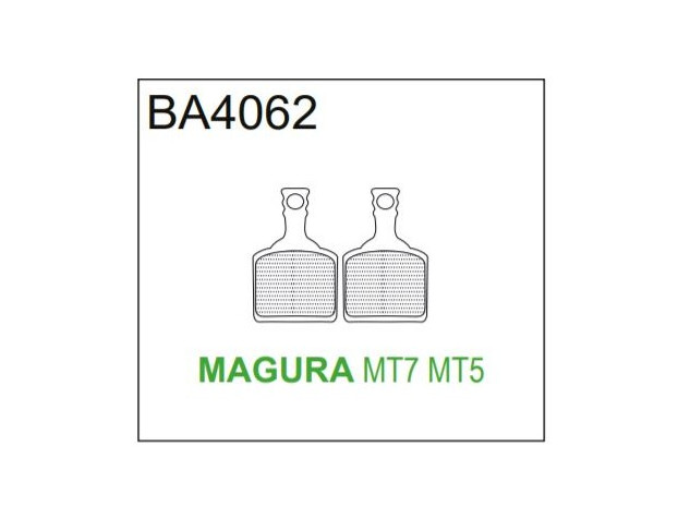 BRAKE AUTHORITY BA4062B - MAGURA MT7 BRAKE PADS MTB BURLY
