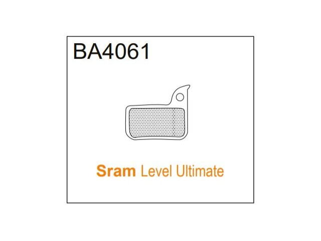 BRAKE AUTHORITY BA4061B - SRAM BRAKE PADS MTB BURLY