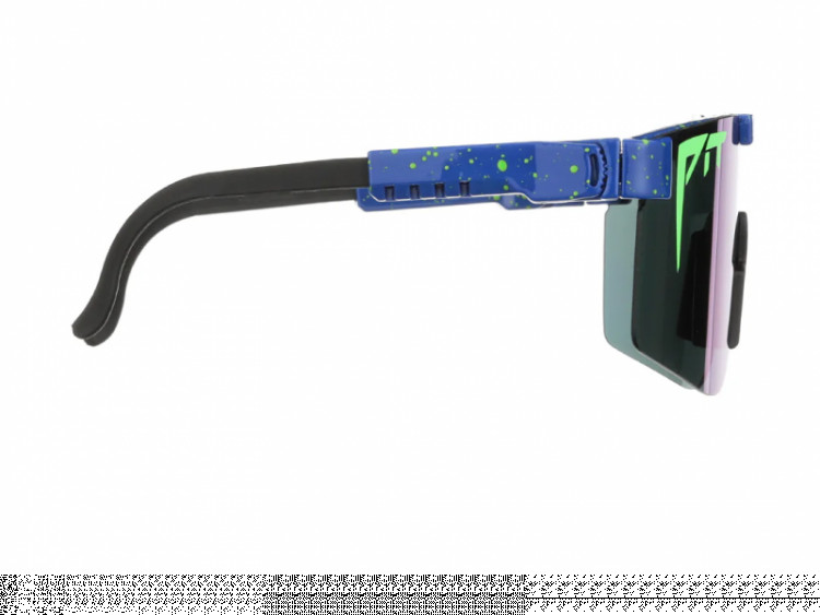 Pit Viper The Leonardo Original Narrow Sunglasses - Polarized Blue-Green Lens