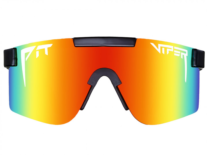 Pit Viper The Exec Original Wide Sunglasses Polarized Rainbow Lens