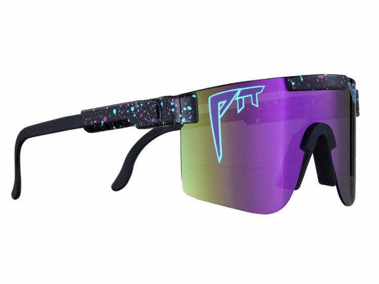 Pit Viper The Midnight Original Narrow Sunglasses Polarized Purple Lens