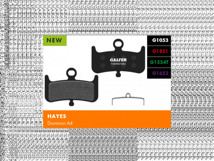 GALFER BIKE FD549G1652 E-BIKE Brake Pad