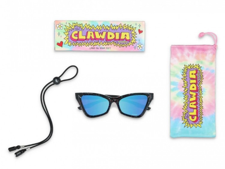 Pit Viper The Midnight Clawdia Sunglasses Blue Lens