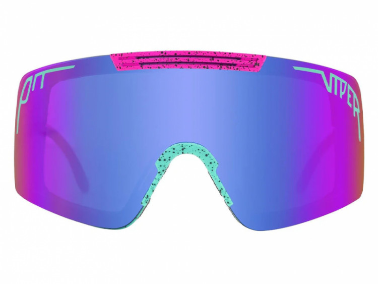 Pit Viper The Artificial Synthesizer Sunglasses Blue/Purple Lens