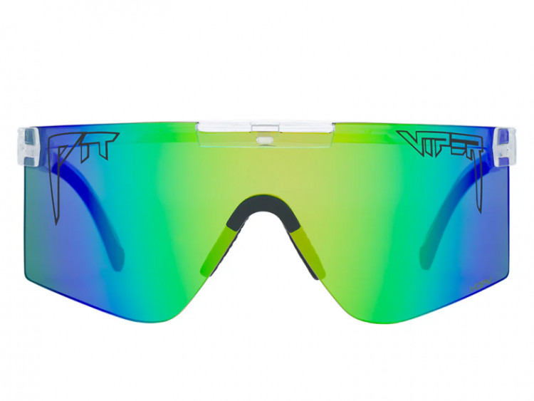 Pit Viper The Bio Clear Original 2.0 Wide Sunglasses HDPV Polarized Blue-Green Lens