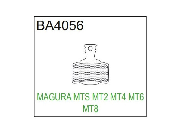 BRAKE AUTHORITY BA4056B - MAGURA BRAKE PADS MTB BURLY