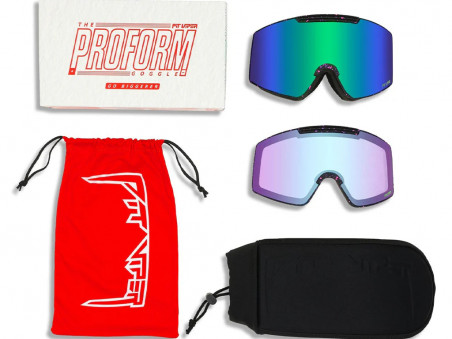 Pit Viper The Low Tai'd Proform Goggle Blue/Green Lens
