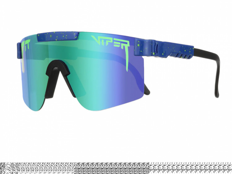 Pit Viper The Leonardo Original Narrow Sunglasses - Polarized Blue-Green Lens